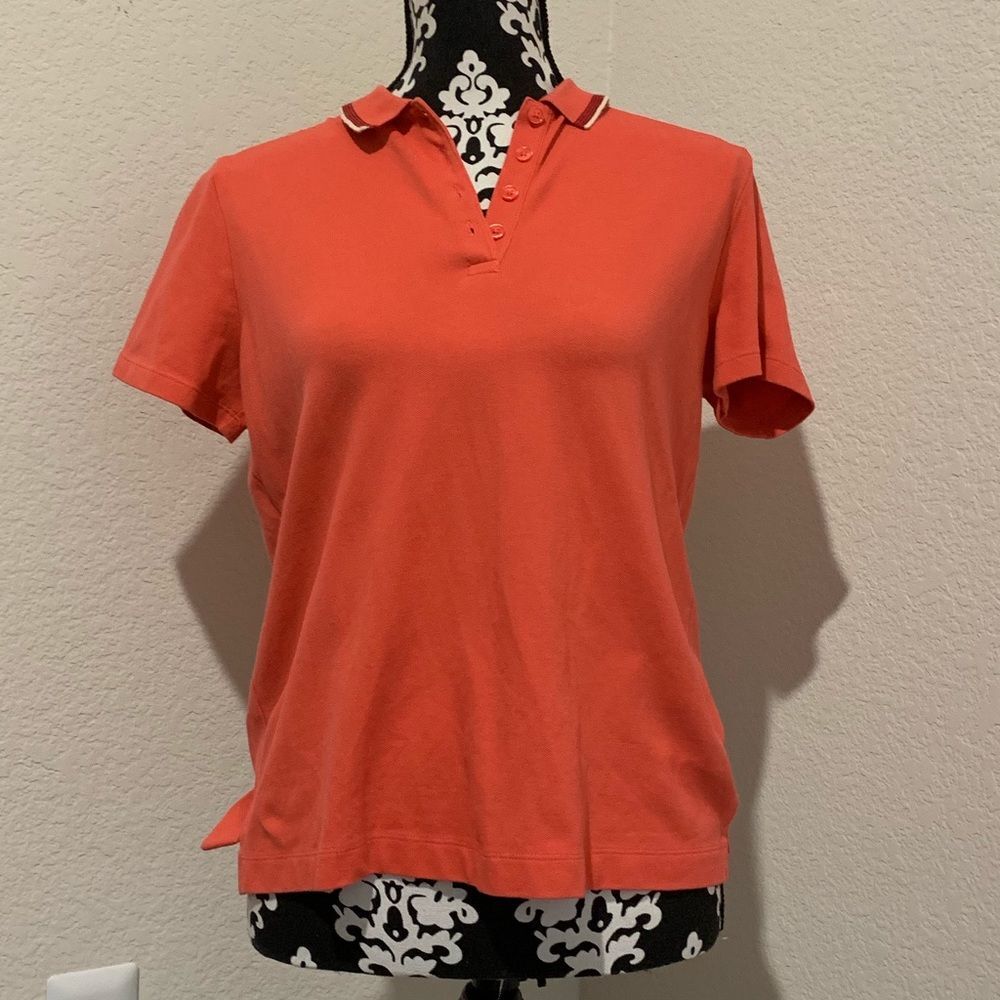 Land’s End Orange polo top